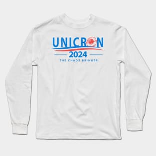 Unicron For President 2024 - The Caos Bringer 1 Long Sleeve T-Shirt